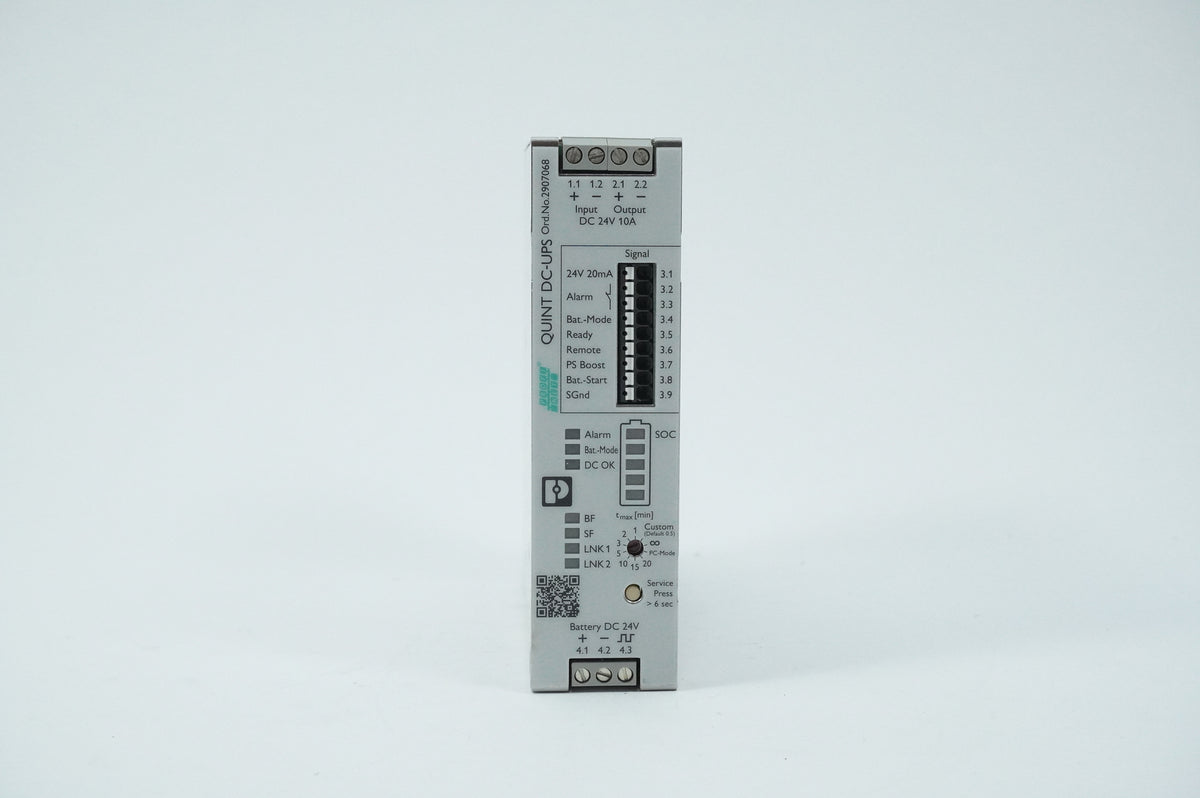 Phoenix Contact 2907068 QUINT4-UPS/24DC/24DC/10/PN Uninterruptible Power Supply