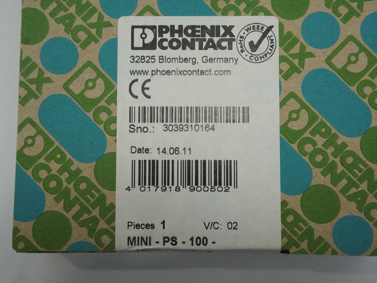 Phoenix Contact 29 38 71 4 MINI-PS-100-240AC/5DC/3