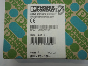 Phoenix Contact 29 38 71 4 MINI-PS-100-240AC/5DC/3