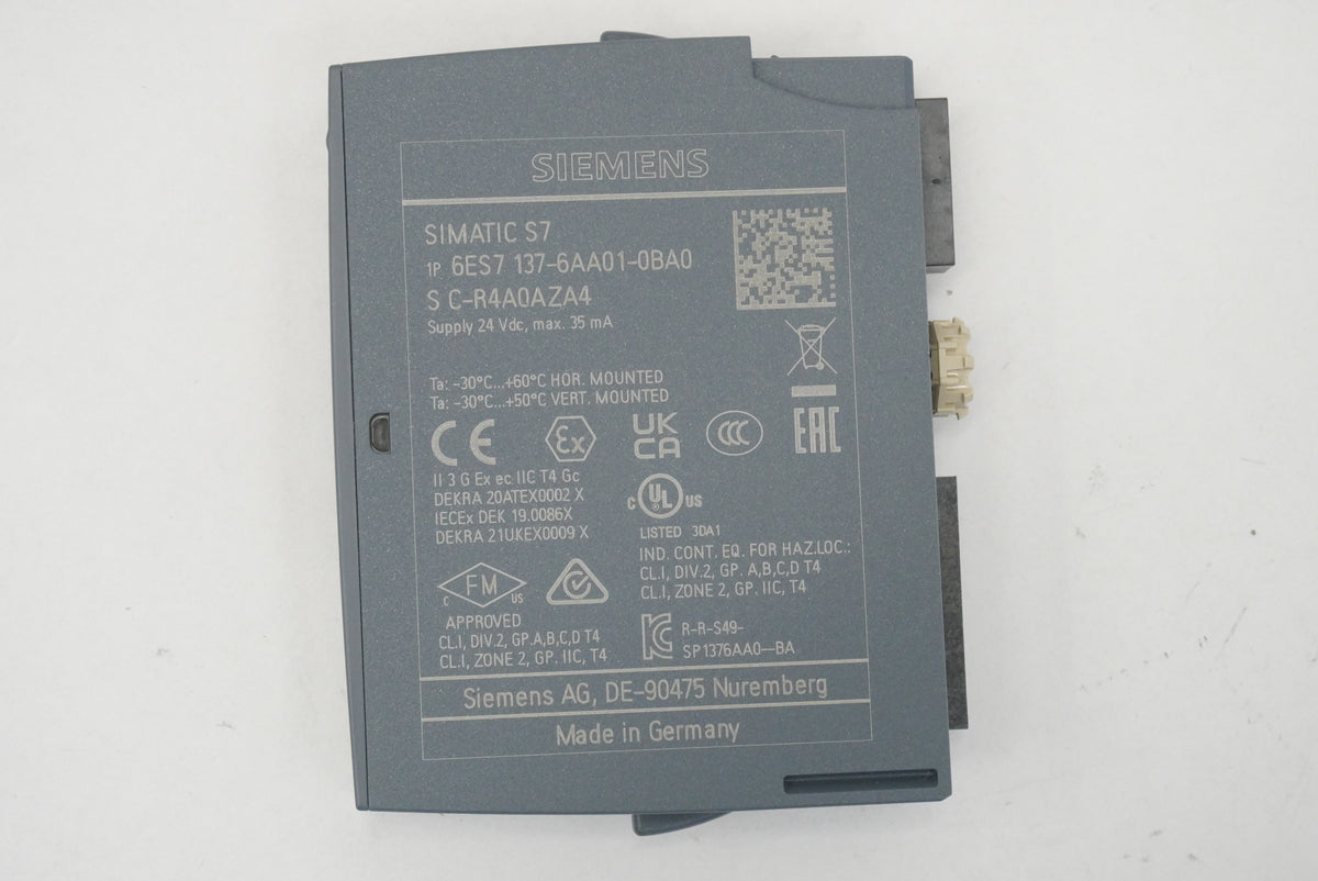 Siemens 6ES7 137-6AA01-0BA0 SIMATIC ET 200SP CM PtP Communication Module