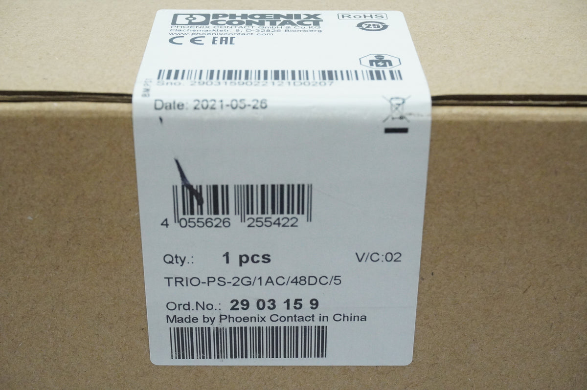 Phoenix Contact 2903159 TRIO-PS-2G/1AC/48DC/5 TRIO POWER Supply Unit