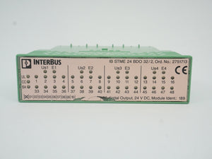 Phoenix Contact 2751713 IB STME 24 BDO 32/2 InterBus Digital Output Module