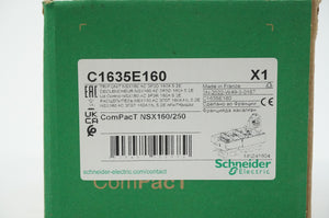 Schneider Electric C1635E160 ComPacT NSX160/250 Trip Unit AC 3P3D 160A 5.2E