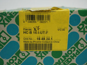 Phoenix Contact 1648241 HC-B 16-I-UT-F Batch of 7pcs.