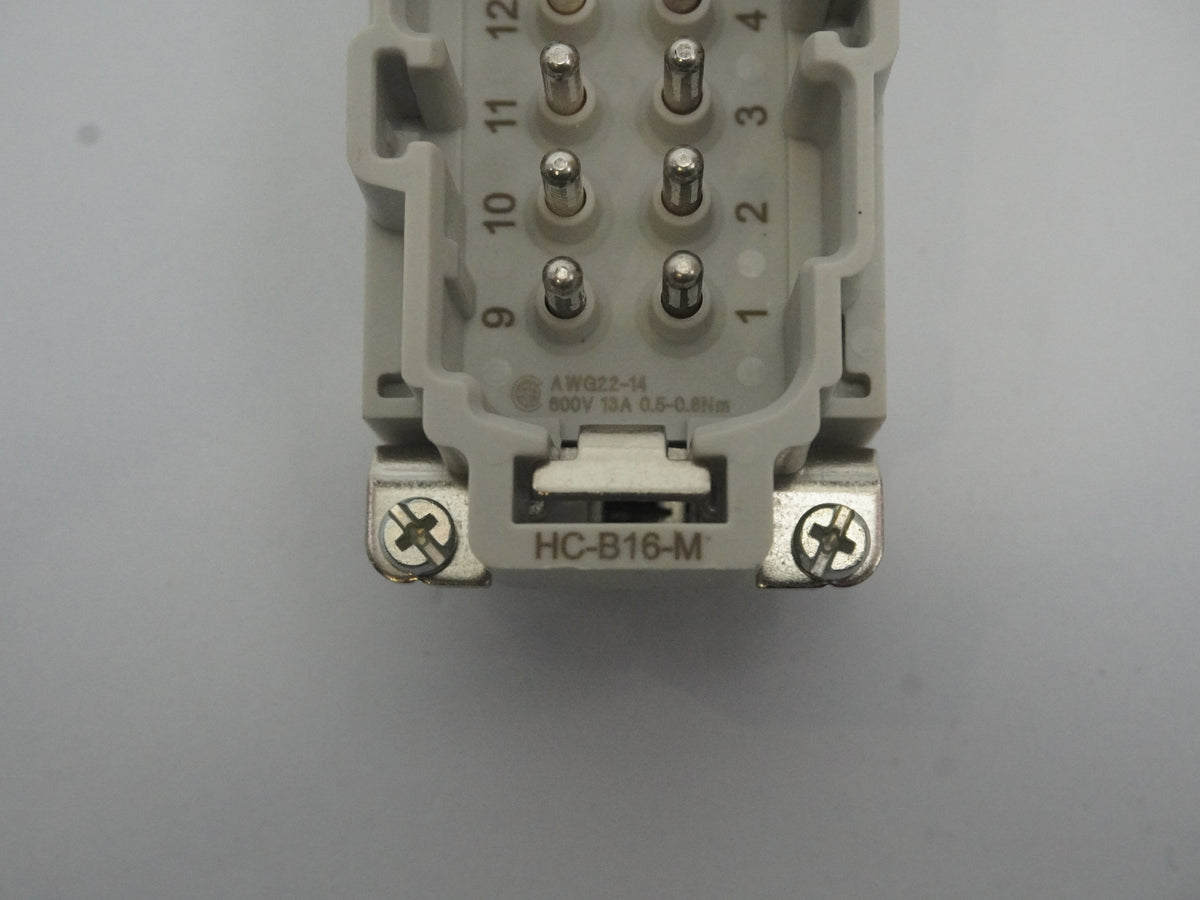 Phoenix Contact 1648238 / 1604795 HC-B 16-I-UT-M Heavy Duty Connector Set