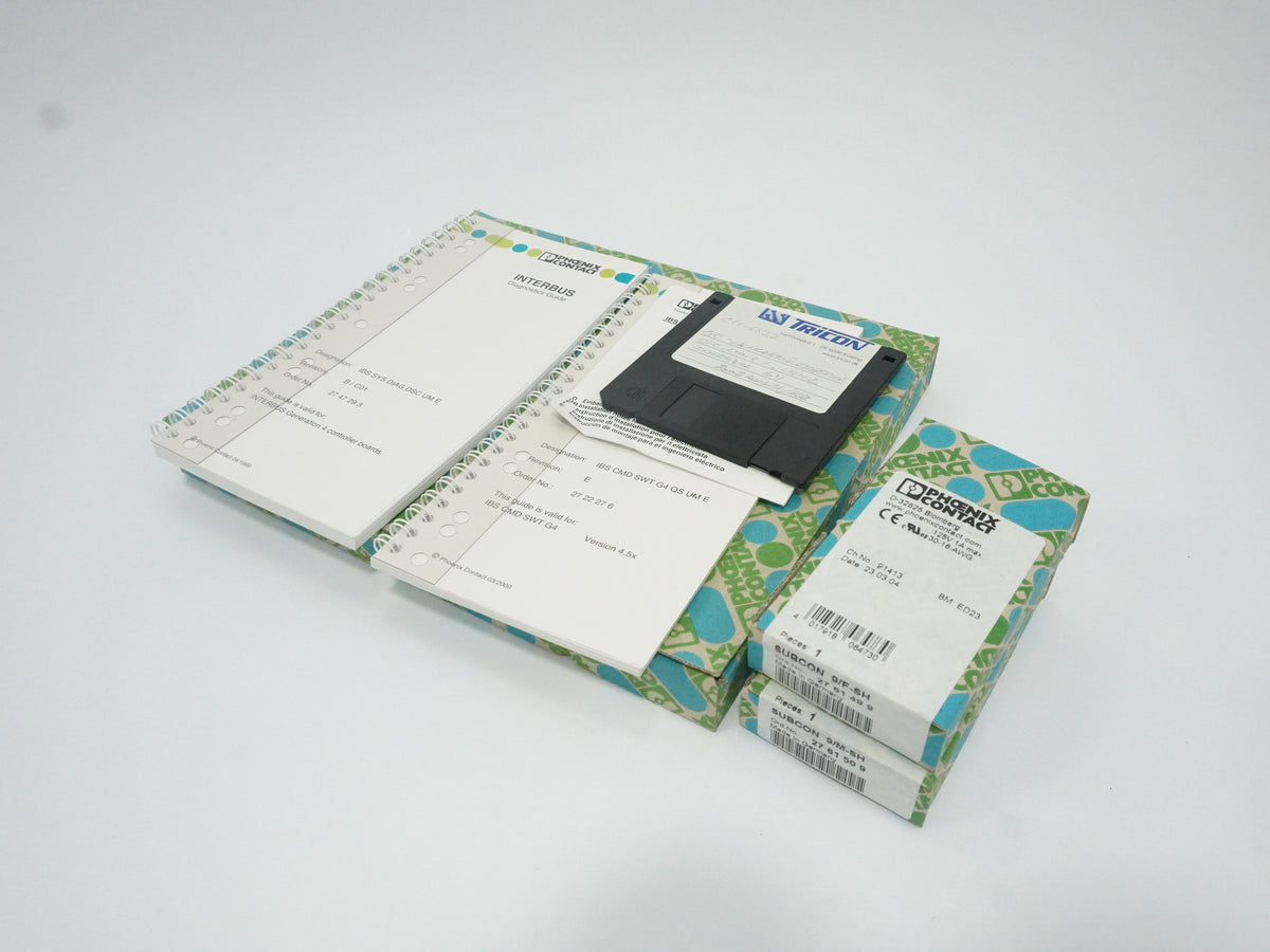 Phoenix Contact 27 47 29 3 INTERBUS Software Manual Kit W/ Connectors