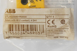 Abb 2TLA020051R0000 Eden Adam with M12 contact Safety Switch Sensor Unit