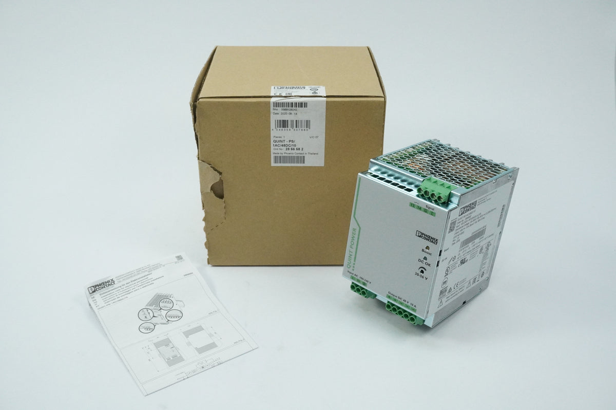Phoenix Contact 2866682 QUINT-PS/1AC/48DC/10 Single-phase DIN Rail Power Supply
