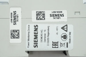 Siemens 7KT1671 SENTRON Power Monitoring Device