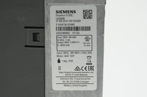 Siemens 6SL3210-1KE18-8AB1 Sinamics G120C USS/MB
