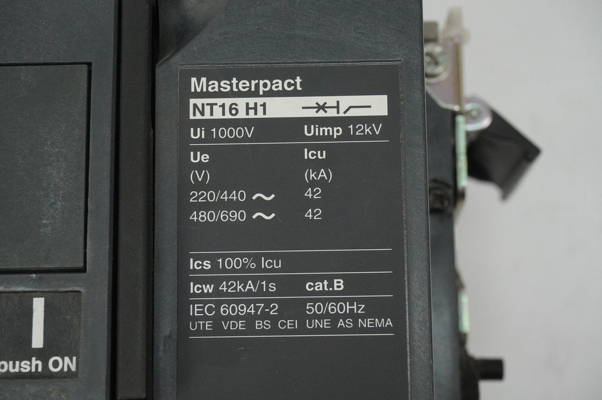Schneider Electric NT16 H1 Masterpact Air Circuit Breaker