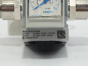 Festo 529415 MS4-LR-1/4-D5-AS Pressure Regulator with Gauge