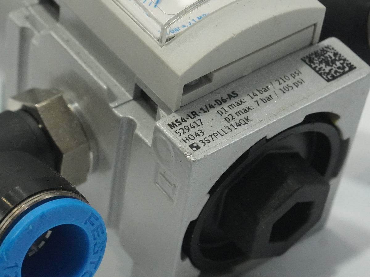 Festo 529417 MS4-LR-1/4-D6-AS Pressure Regulator