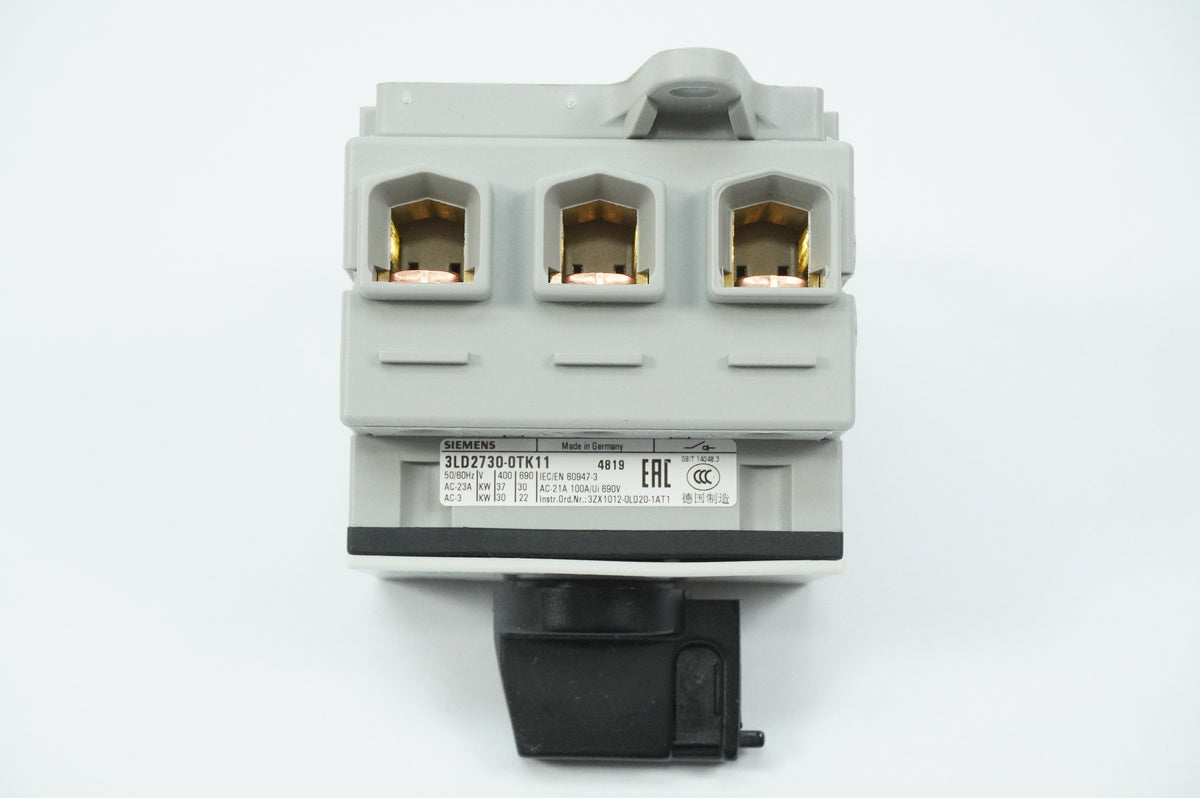 Siemens 3LD2730-0TK11 3LD2730-0TK11 Main Switch / Hauptschalter 100A 690V