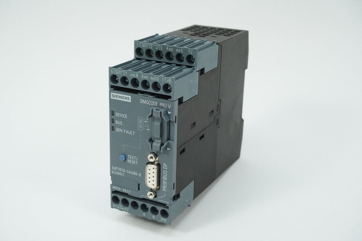 Siemens 3UF7010-1AU00-0 SIMOCODE PRO V PB Basic Unit