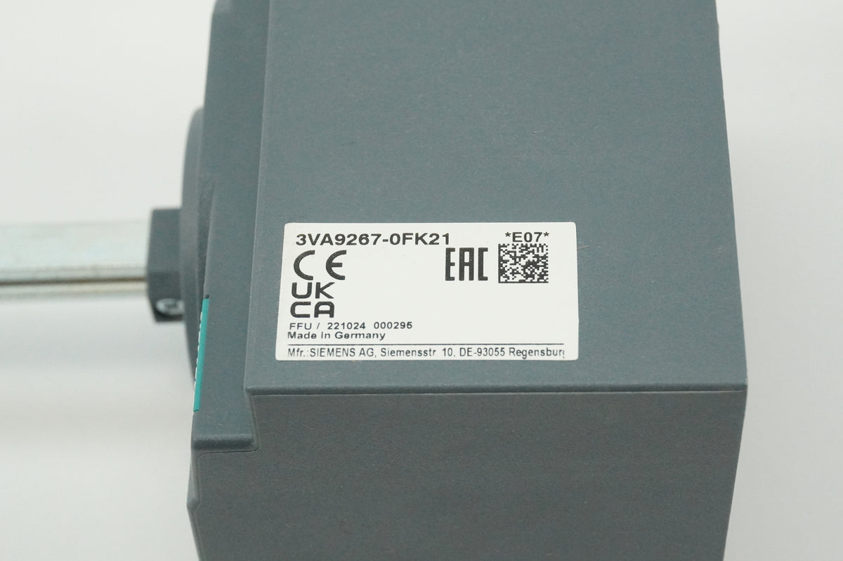 Siemens 3VA9267-0FK21 Accessory / Add-on Module for 3VA Circuit Breaker