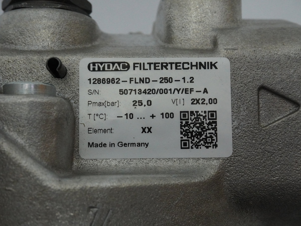 HYDAC Filtertechnik 1286962-FLND-250-1.2 FLND-250-1.2 Hydraulic Filter