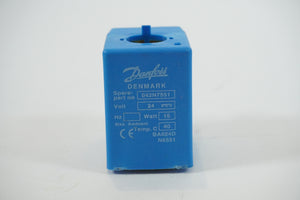 Danfoss 042N7551 Coil for Solenoid Valve 24V DC 15W AMP CONN
