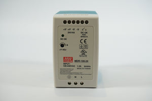 Mean Well MDR-100-24 Rail Power Supply 100-240VAC, 1.3A 50/60Hz