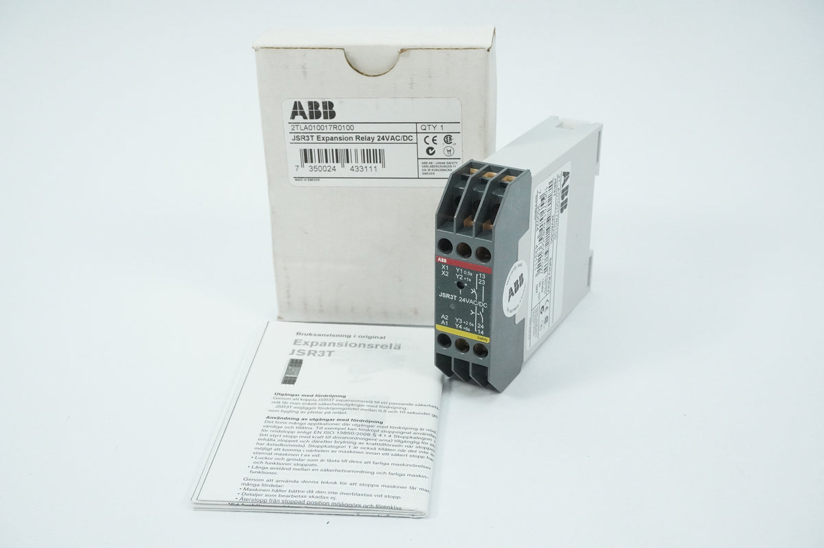 Abb 2TLA010017R0100 JSR3T Expansion Relay 24VAC/DC