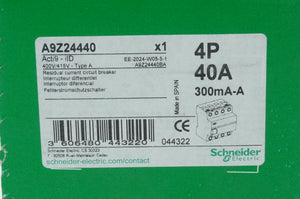 Schneider Electric A9Z24440 Acti9 iID Residual Current Circuit Breaker