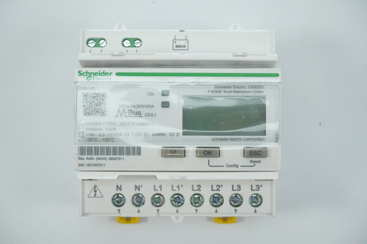 Schneider Electric A9MEM3135 iEM3135 63A Watt-hour Meter