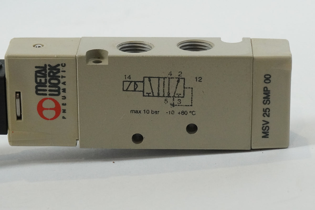 METAL WORK PNEUMATIC MSV 25 SMP 00 Solenoid Valve 5/2-Way