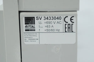 Rittal SV 3433.040 SV 3433.040 Busbar Fuse Holder Component Batch 3pcs.