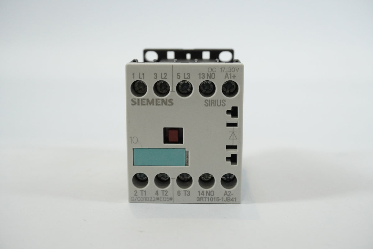Siemens 3RT1015-1JB41 Contactor AC-3 3kW 400V 1S 1NO