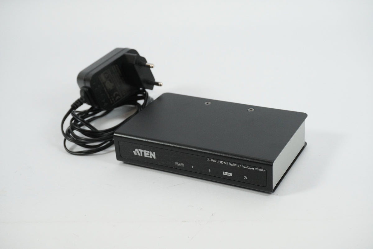 Aten VS182A 2-Port HDMI Splitter with Jodeway AC Adaptor
