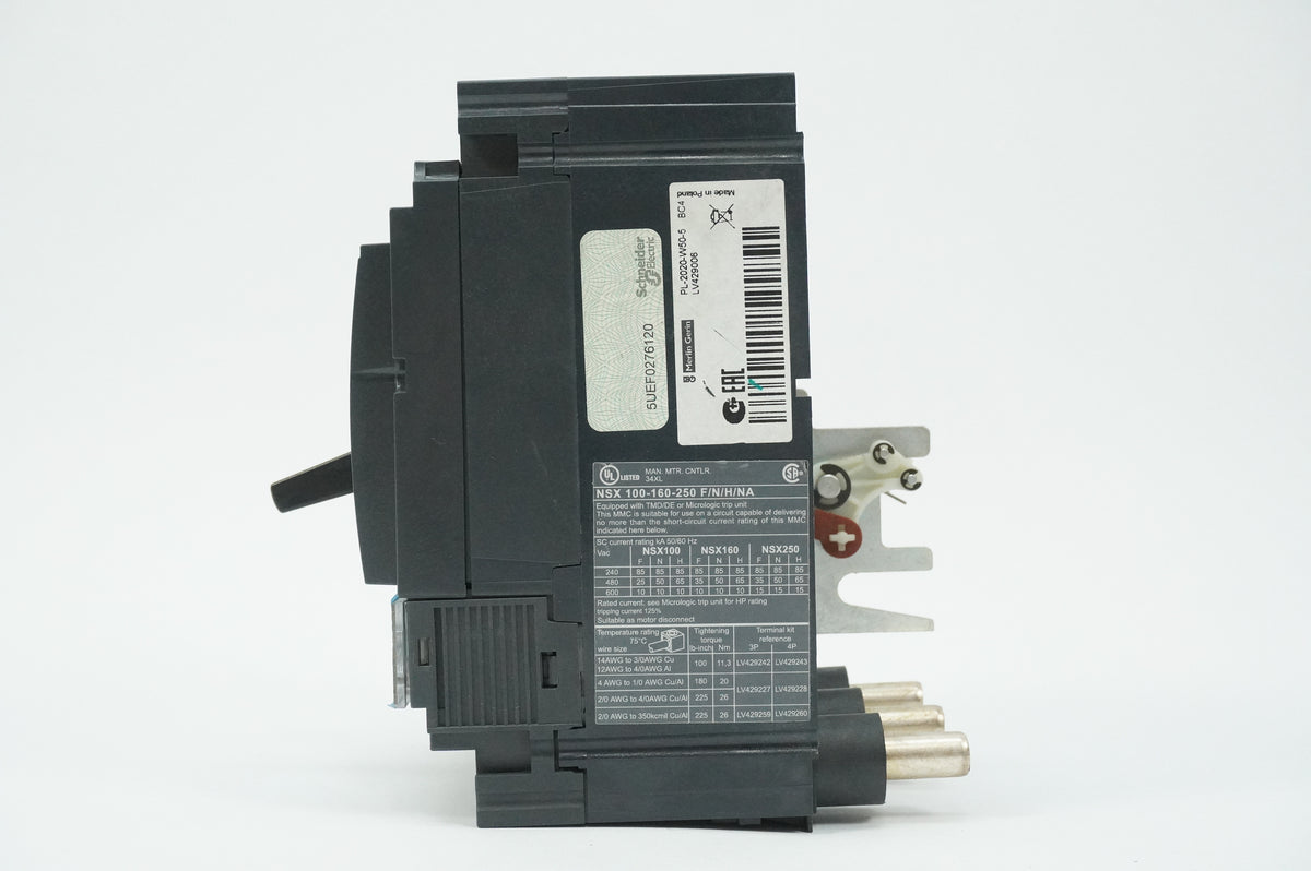 Schneider Electric NSX100N Compact NSX 100N Circuit Breaker 40/100A
