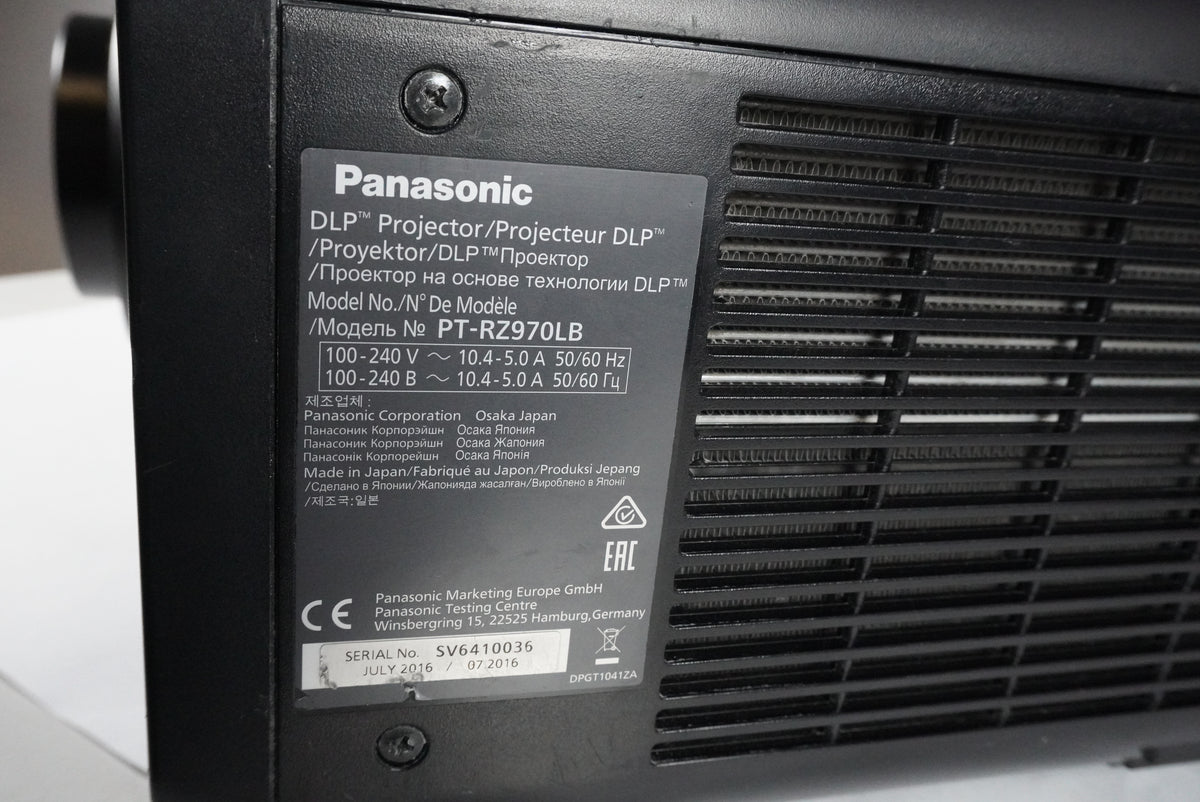 Panasonic PT-RZ970LB PT-RZ970LB DLP Projector