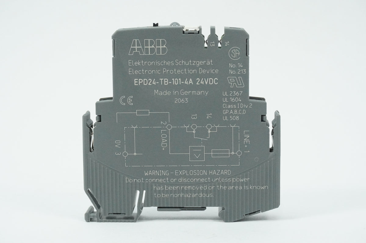 Abb 2CDE601101R2004 EPD24-TB-101-4A Electronic Protection Device Batch 4 pcs.