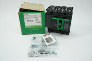 Schneider Electric C16N4 ComPacT NSX160N Basic Frame 50kA AC 4P 160A
