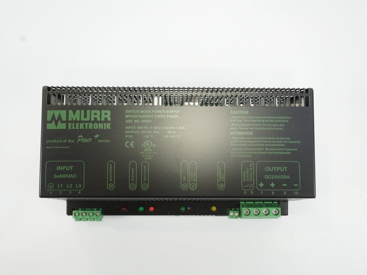 Murr elektronik 85067 MPS20-3x400/24 Switch Mode Power Supply Three Phase