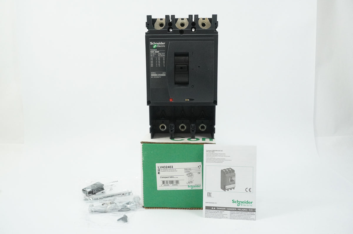 Schneider Electric LV432403 Compact NSX400N 3P Without Trip Unit