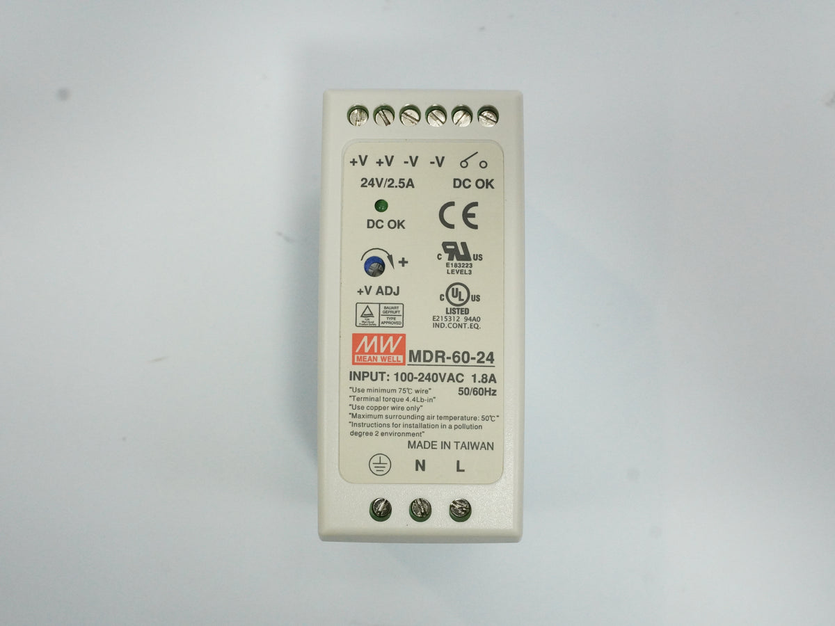 MeanWell MDR-60-24 Mean Well MDR-60-24 AC/DC DIN Rail Power Supply
