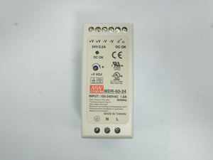MeanWell MDR-60-24 Mean Well MDR-60-24 AC/DC DIN Rail Power Supply