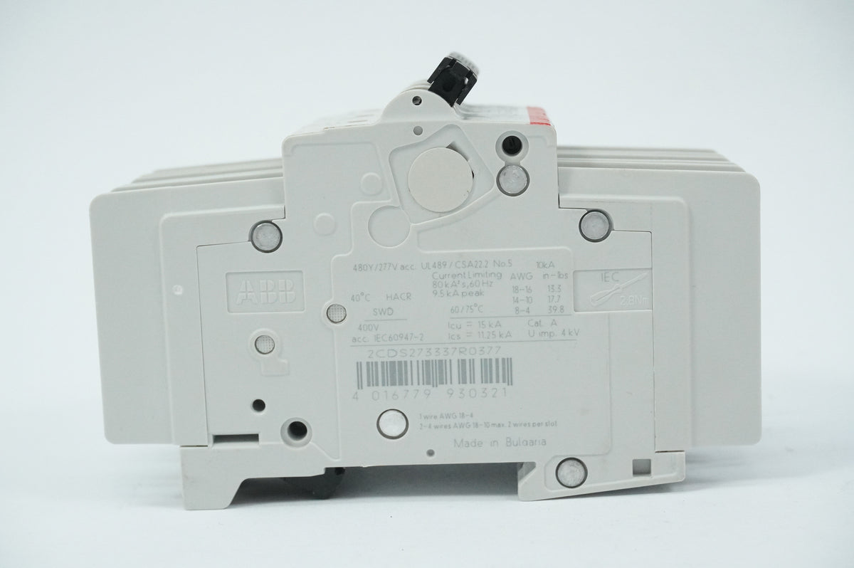 Abb 2CDS 273 337 R0377 SU 203M-K6 Circuit Breaker System Batch 2pcs.