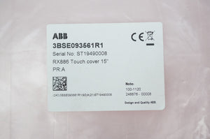 Abb 3BSE093561R1 RX886 Touch Cover 15"