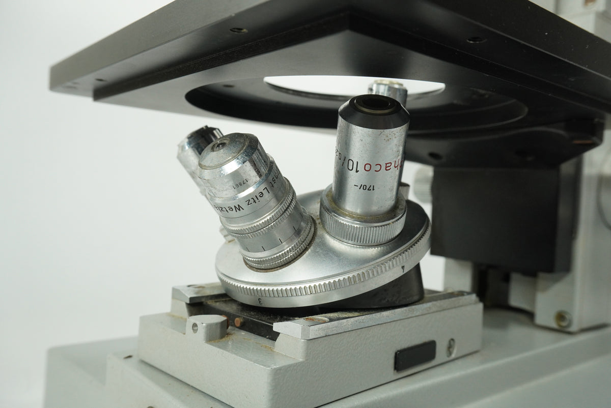 Leitz Wetzlar 871747 Binocular Microscope For Spare Parts