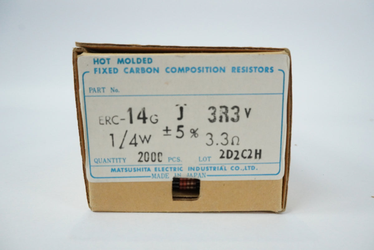 Matsushita Electric Industrial ERC14GJ383V Hot Molded Fixed Carbon Comp Resistor