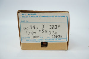 Matsushita Electric Industrial ERC14GJ383V Hot Molded Fixed Carbon Comp Resistor