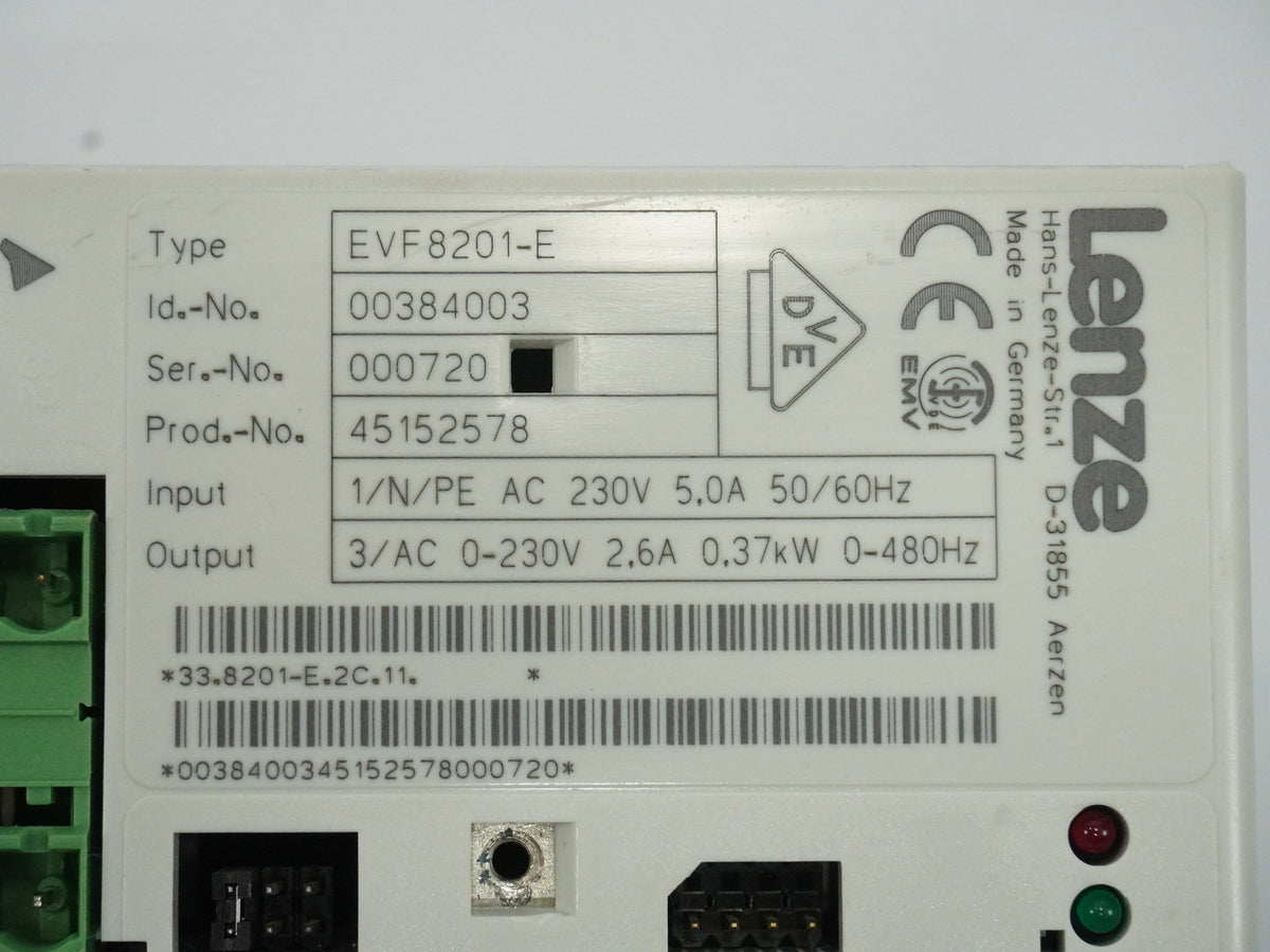 Lenze EVF8201-E EVF8201-E 00384003 With filter 390 304 EZ F1 009A002