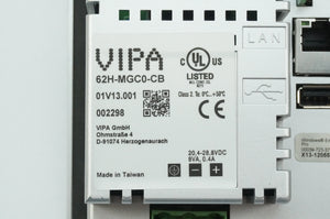 Vipa 62H-MGC0-CB ECO+ HMI Touch Panel