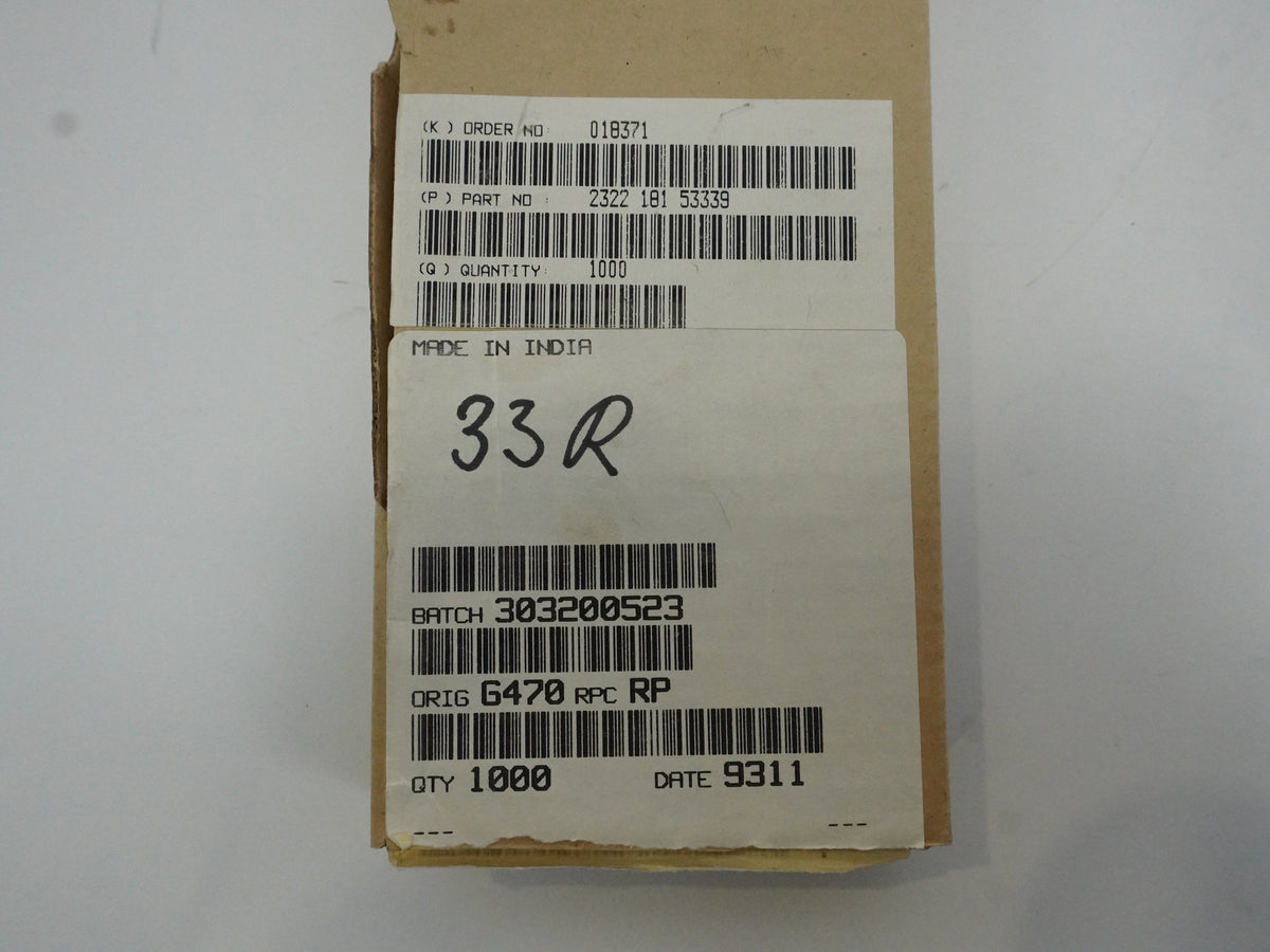 Philips Components 2322 181 53339 SFR 25 33R Resistor