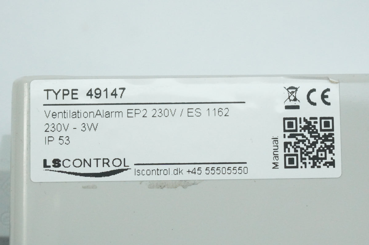 LS Control 49147 VentilationAlarm EP2 230V / ES 1162