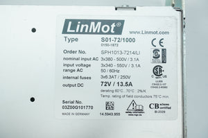Linmot SPH1013-7214/LI S01-72/1000 Power Supply