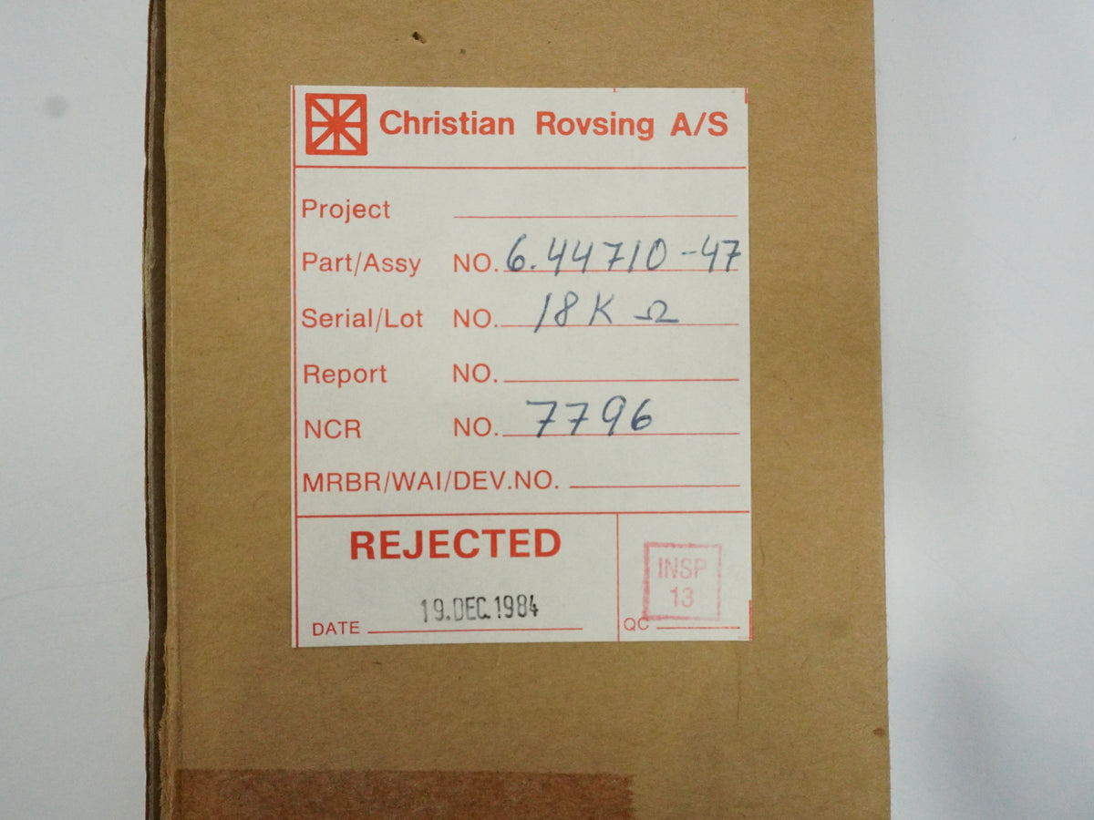 Christian Rovsing A/S 6.44710-47 16kΩ/18kΩ 5% Resistors