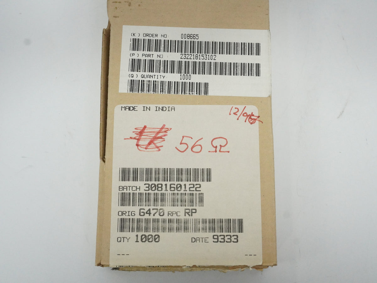 Philips SFR2556RJ SFR25 56R 5% Metal Film Resistor